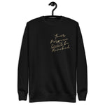 "Your Purpose Can't Be Revoked" Unisex Fleece Pullover