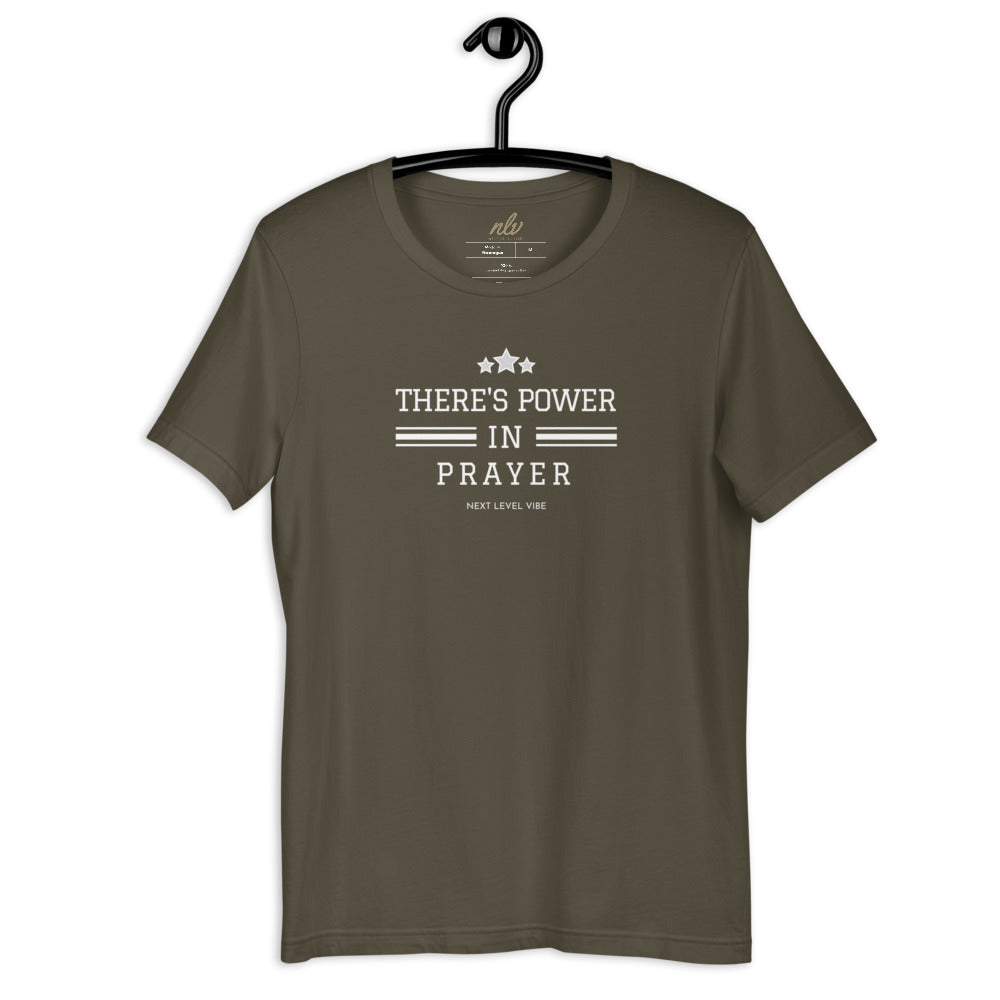 "There's Power In Prayer" Short-Sleeve Unisex T-Shirt