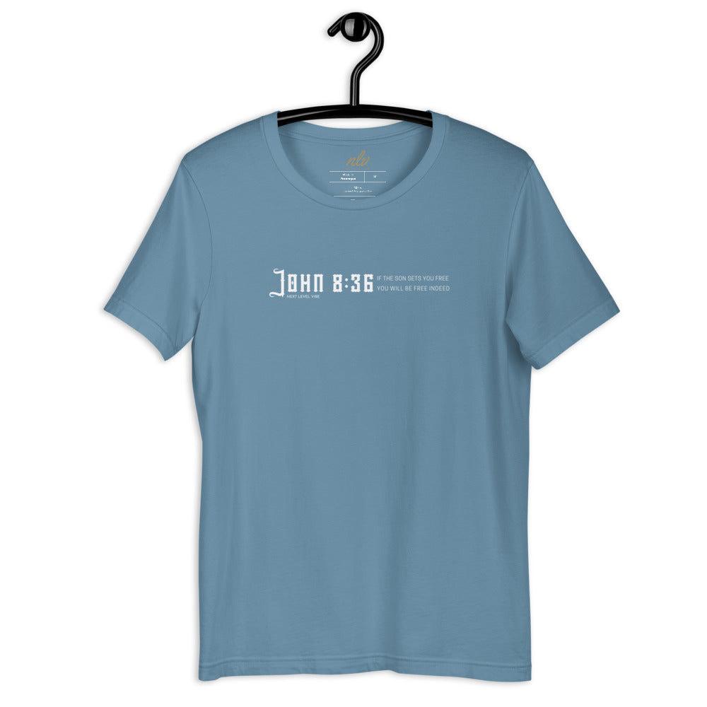 "You Are Free Indeed" Short-Sleeve Unisex T-Shirt